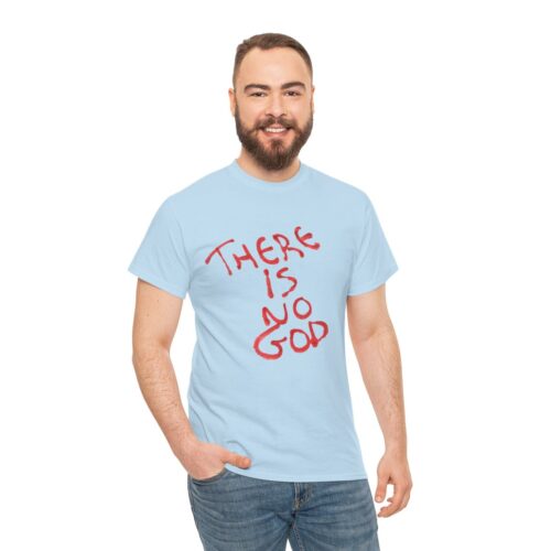 t shirt "er is geen god" (there is no god)