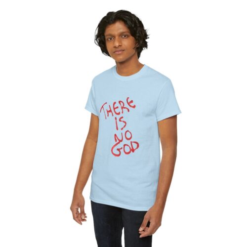 t shirt "er is geen god" (there is no god)