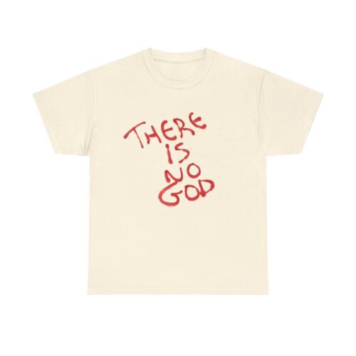 t shirt "er is geen god" (there is no god)