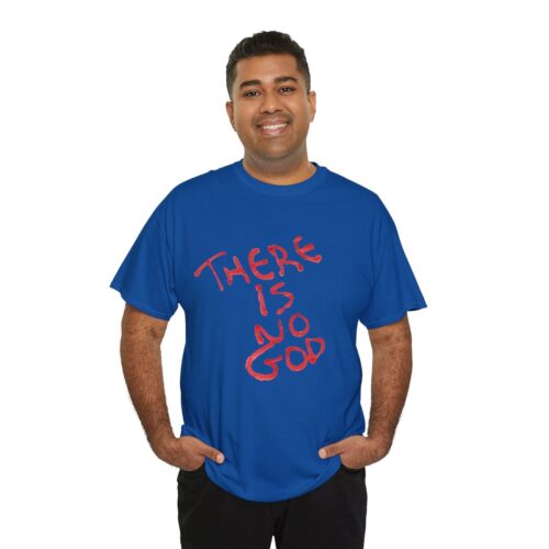 t shirt "er is geen god" (there is no god)