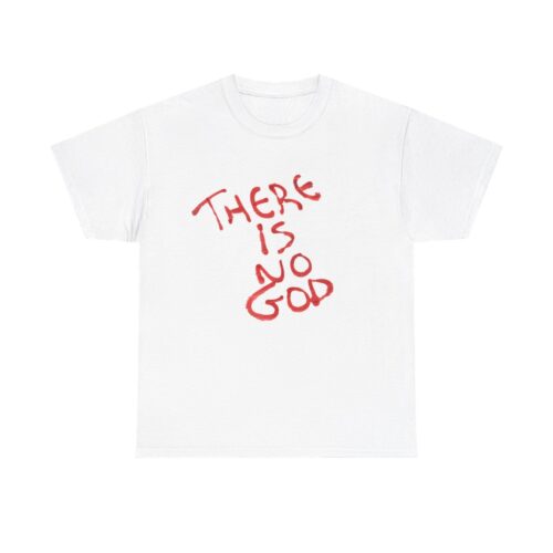 t shirt "er is geen god" (there is no god)