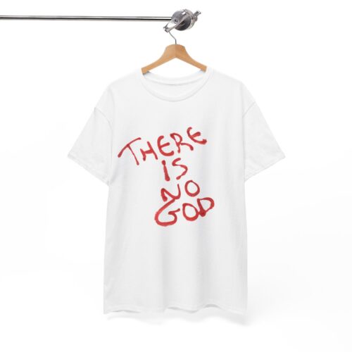 t shirt "er is geen god" (there is no god)