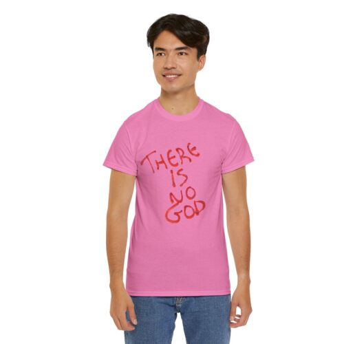 t shirt "er is geen god" (there is no god)