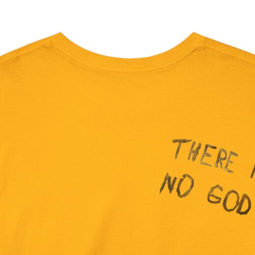 t shirt "er is geen god" (there is no god)